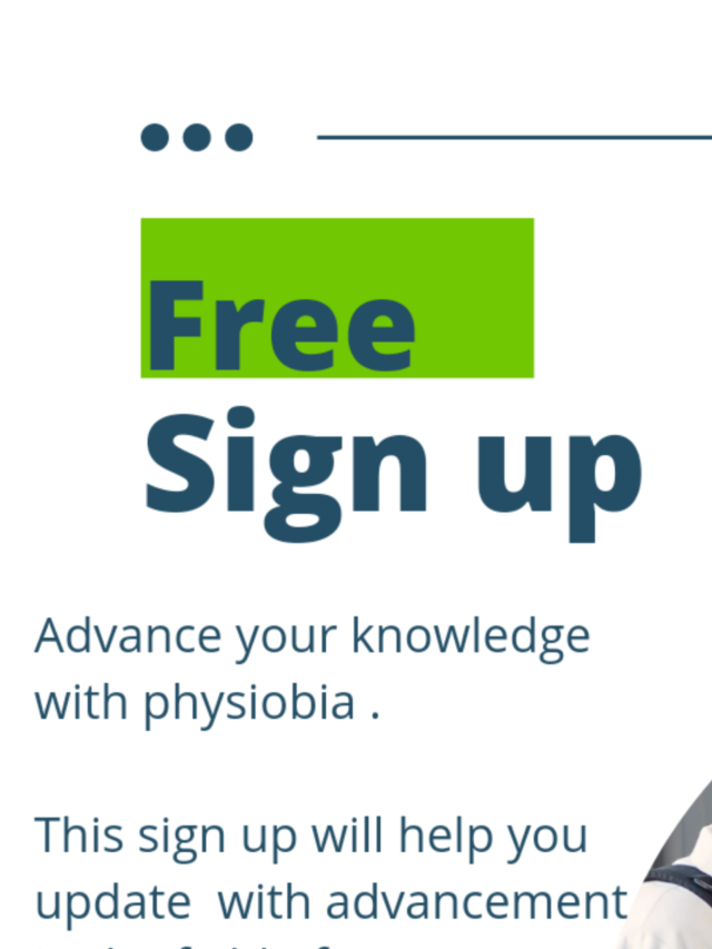 Free sign up for physiobia membership