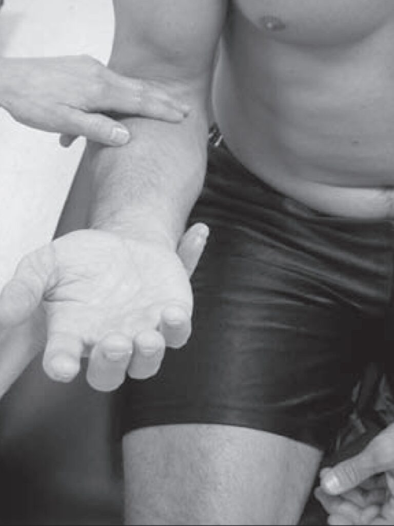 Pronation Grades 1/5 to 0/5:, MMT of forearm