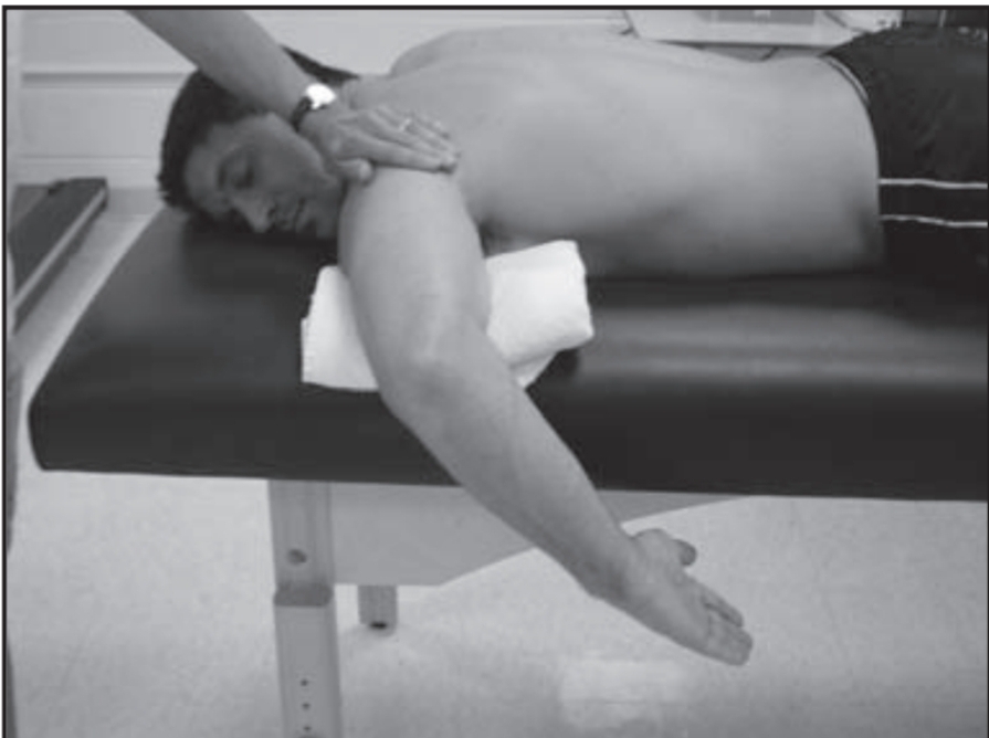 Grade 3/5 to +2/5 MMT of Internal rotation of Shoulder joint