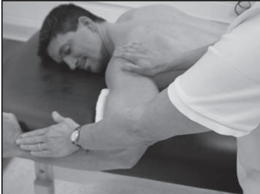 Grade 5/5 to +3/5 MMT of external rotation of Shoulder joint