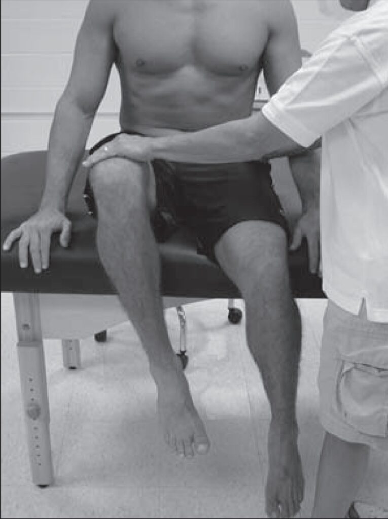 Grade 5/5 to +3/5 of Hip flexion in MMT of Hip joint