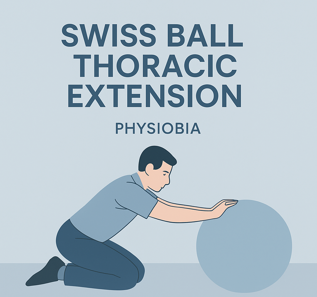 Swiss Ball thoracic extension